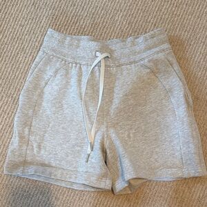 lululemon athletica Light Gray Athletic Shorts